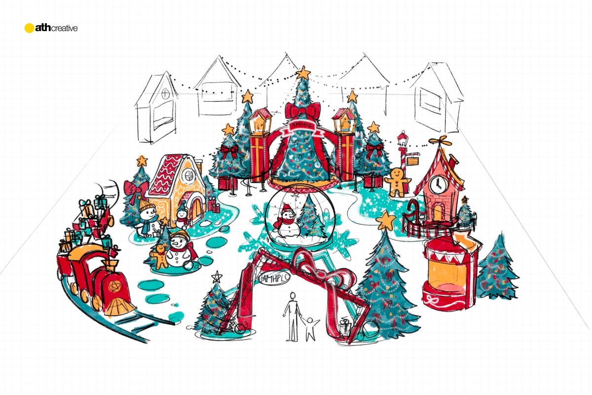 DECOR GIÁNG SINH & KỶ NIỆM 5 NĂM AEON MALL HẢI PHÒNG LÊ CHÂN